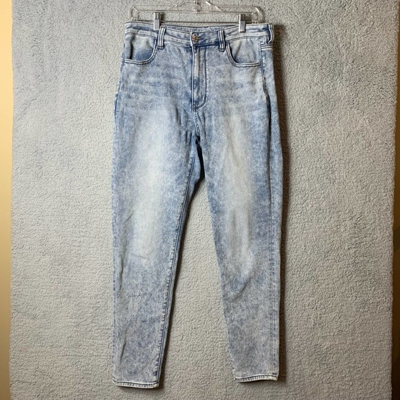 American Eagle Outfitters Denim - American Eagle Jeans Womens Size 12 Super Hi-Rise Jegging Light Acid Wash
